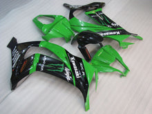 Load image into Gallery viewer, Green and Black Monster - NINJA ZX-10R 11-15 Fairing Kit