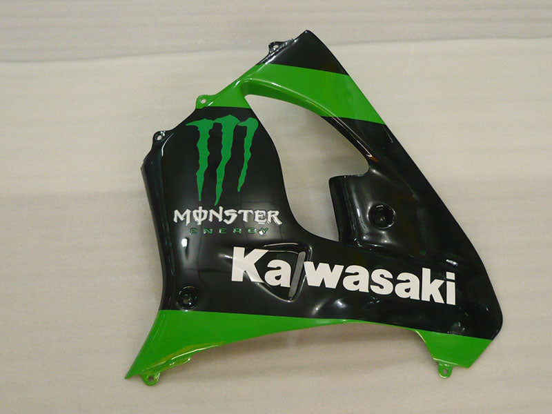 Green and Black Monster - NINJA ZX-9R 02-03 Fairing Kit