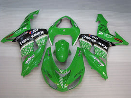 Green and Black Nakano - NINJA ZX-10R 06-07 Fairing Kit