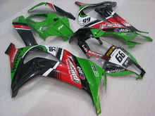 Load image into Gallery viewer, Green and Red Black Motocard - NINJA ZX-10R 11-15 Fairing Kit