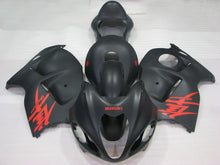 Load image into Gallery viewer, Matte Black with red decals Factory Style - GSX1300R Hayabusa 99-07 Fairing Kit