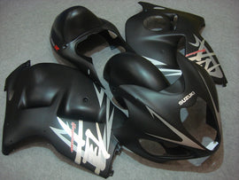 Matte Black with silver red decals Factory Style - GSX1300R Hayabusa 99-07 Fairing Kit