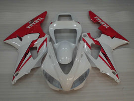 White and Red Factory Style - YZF-R1 98-99 Fairing Kit