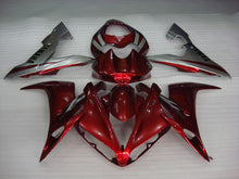 Load image into Gallery viewer, Wine Red and Silver Factory Style - YZF-R1 04-06 Fairing Kit