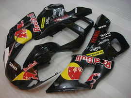 Black with Red Bull - YZF-R6 98-02 Fairing Kit
