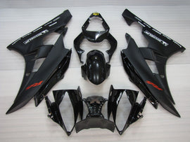 Black Matte Black Factory Style - YZF-R6 06-07 Fairing Kit