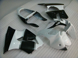 Black and White Grey No decals - NINJA ZX-6R 00-02 Fairing Kit
