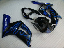 Load image into Gallery viewer, Black and Blue Flame - NINJA ZX-6R 03-04 Fairing Kit