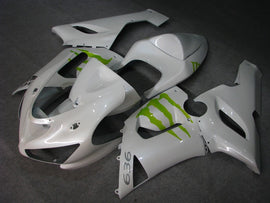 Pearl White Monster - NINJA ZX-6R 05-06 Fairing Kit