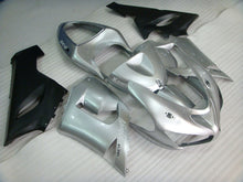 Load image into Gallery viewer, Silver and Matte Black Factory Style - NINJA ZX-6R 05-06 Fairing Kit