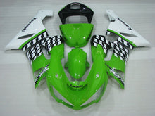 Load image into Gallery viewer, Green and White Factory Style - NINJA ZX-6R 05-06 Fairing Kit