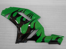 Load image into Gallery viewer, Green and Black Flame - NINJA ZX-6R 07-08 Fairing Kit