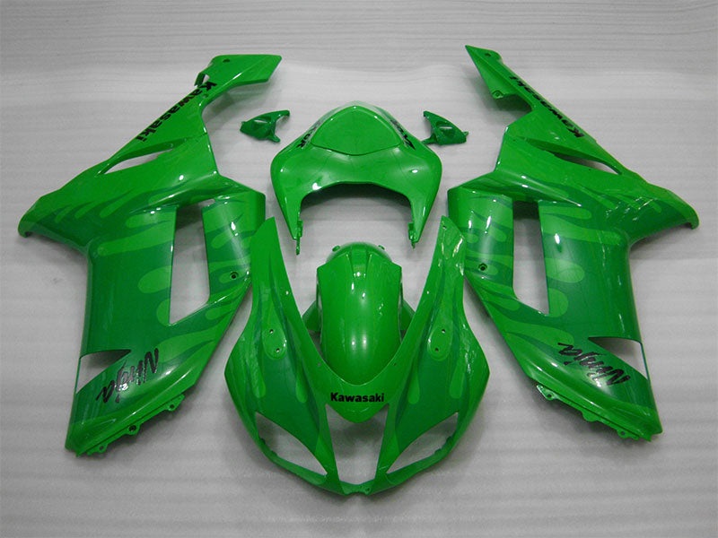 Green Flame - NINJA ZX-6R 07-08 Fairing Kit