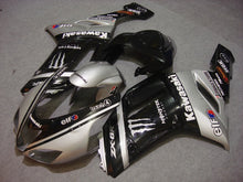 Load image into Gallery viewer, Silver and Black Monster - NINJA ZX-6R 07-08 Fairing Kit