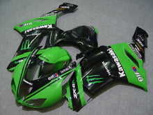 Load image into Gallery viewer, Black and Green Monster - NINJA ZX-6R 07-08 Fairing Kit