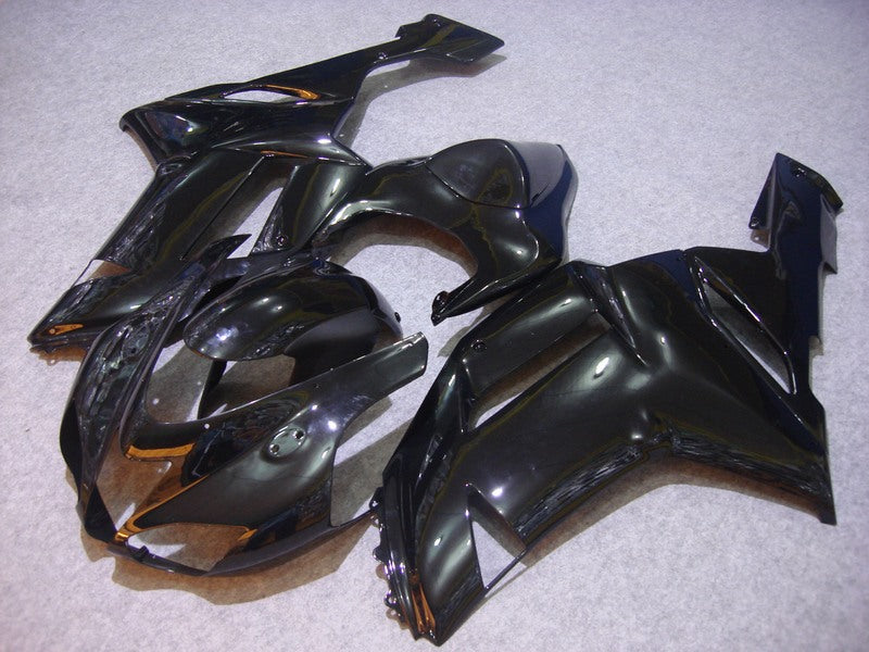 All Black No decals - NINJA ZX-6R 07-08 Fairing Kit