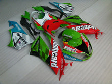 Load image into Gallery viewer, Red Green and Black Motocard - NINJA ZX-6R 09-12 Fairing Kit