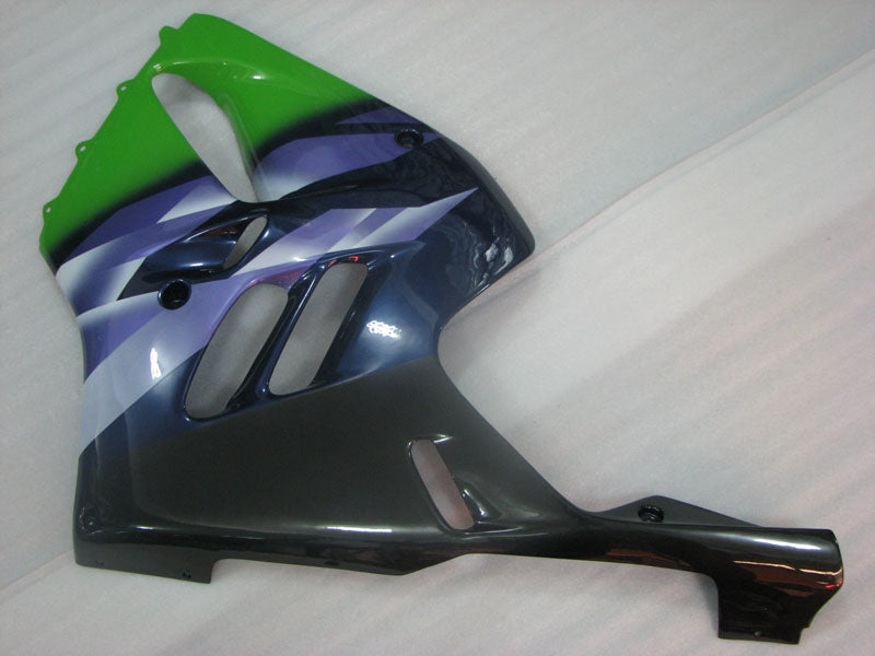 Green and Black Blue Factory Style - NINJA ZX-9R 94-97 Fairing Kit