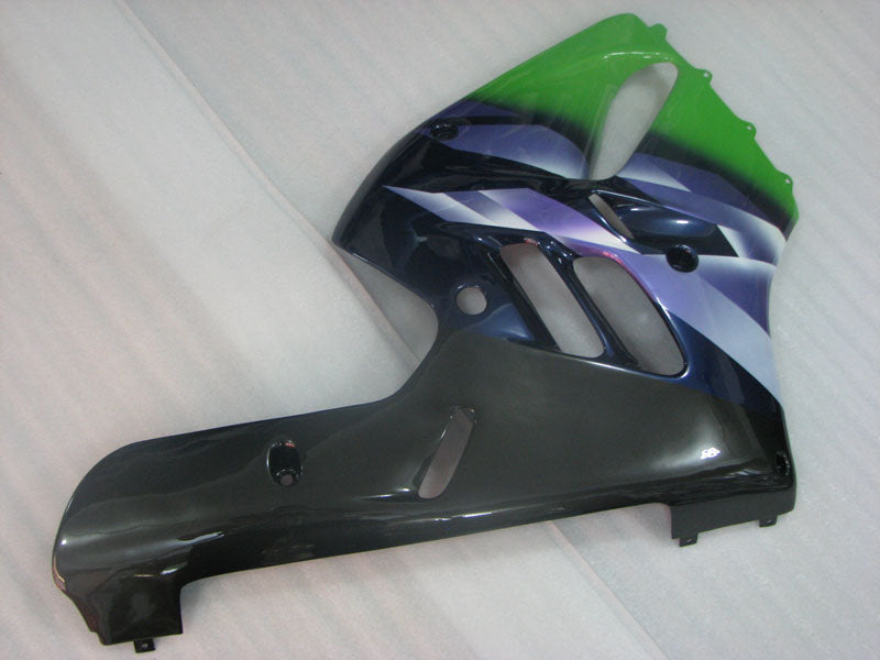 Green and Black Blue Factory Style - NINJA ZX-9R 94-97 Fairing Kit