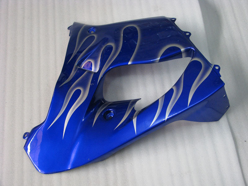 Blue with Silver Flame - NINJA ZX-9R 98-99 Fairing Kit
