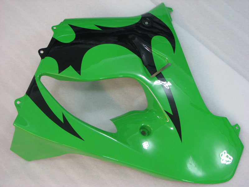 Green with Black Flame - NINJA ZX-9R 98-99 Fairing Kit