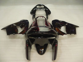 Black and Red Flame - NINJA ZX-9R 98-99 Fairing Kit