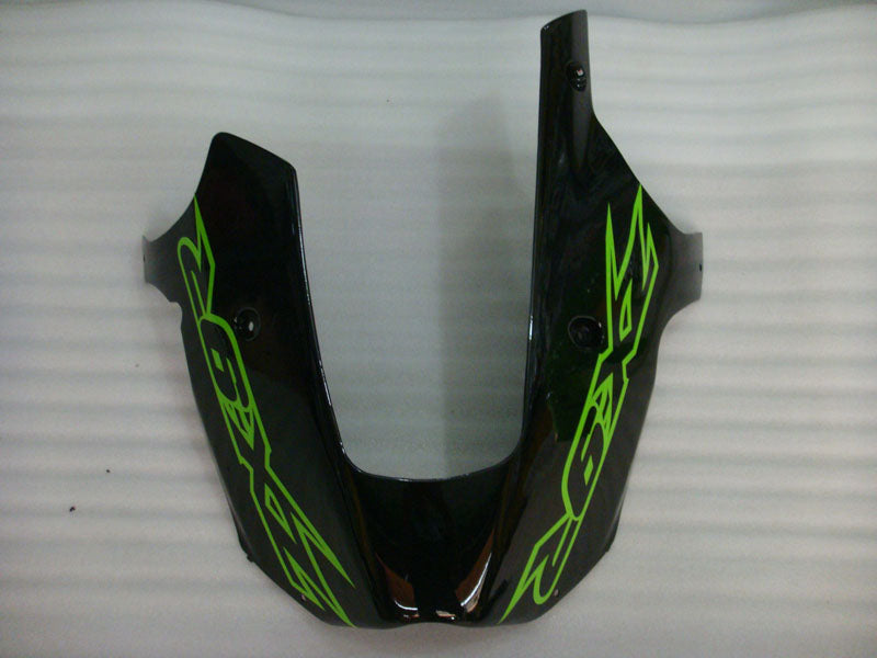 Green and Black White Factory Style - NINJA ZX-9R 98-99 Fairing Kit
