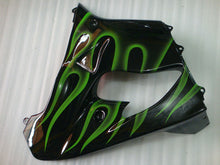 Load image into Gallery viewer, Black with Green Flame - NINJA ZX-9R 00-01 Fairing Kit