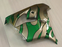 Load image into Gallery viewer, Silver and Green Flame - NINJA ZX-9R 00-01 Fairing Kit