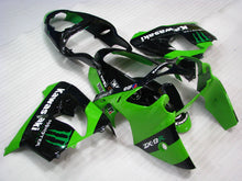 Load image into Gallery viewer, Green and Black Monster - NINJA ZX-9R 00-01 Fairing Kit