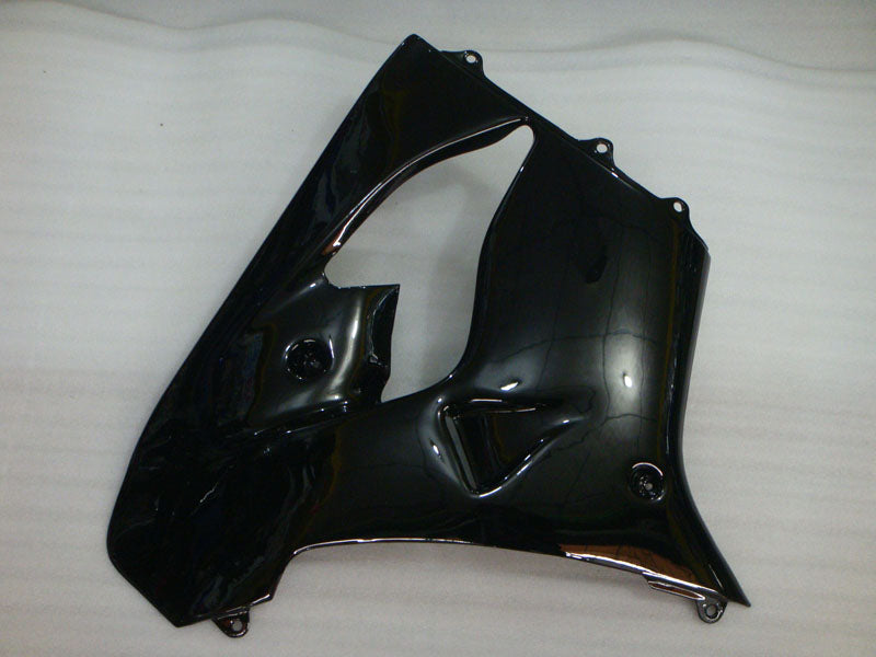 Black with White Stickers Factory Style - NINJA ZX-9R 00-01 Fairing Kit