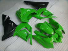 Load image into Gallery viewer, Green and Black Factory Style - NINJA ZX-10R 04-05 Fairing Kit