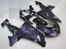 Load image into Gallery viewer, Black and Purple Flame - NINJA ZX-10R 06-07 Fairing Kit