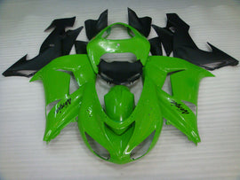 Green and Matte Black Factory Style - NINJA ZX-10R 06-07 Fairing Kit