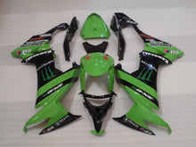 Load image into Gallery viewer, Green and Black Monster - NINJA ZX-10R 08-10 Fairing Kit