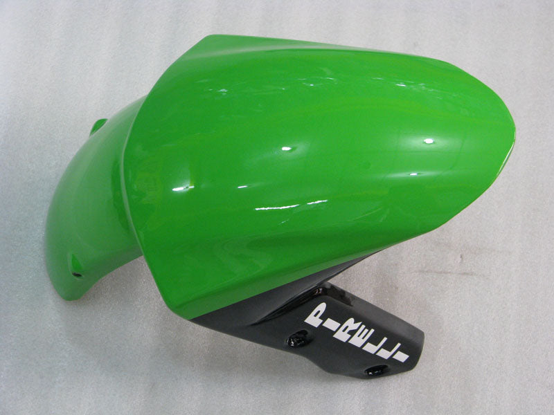Green and Black PIRELLI - NINJA ZX-10R 08-10 Fairing Kit