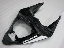 Load image into Gallery viewer, Green and Black White Factory Style - NINJA ZX-10R 08-10 Fairing Kit