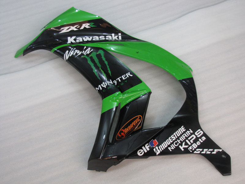 Green and Black Monster - NINJA ZX-10R 11-15 Fairing Kit