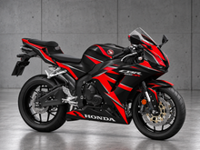 Load image into Gallery viewer, Black and Red Factory Style - CBR600RR 24-26 Fairing Kit
