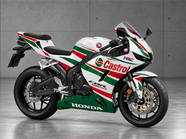 Green White and Red Castrol - CBR600RR 24-26 Fairing Kit