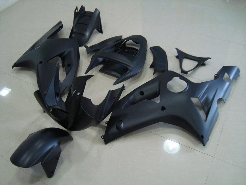 Matte Black No decals - NINJA ZX-6R 03-04 Fairing Kit