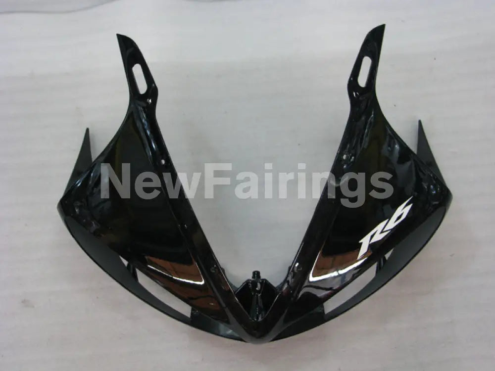Matte Black and Gloss Black with White Decals Factory Style - YZF-R6 03-04 Fairing Kit Vehicles & Parts > Vehicle Parts