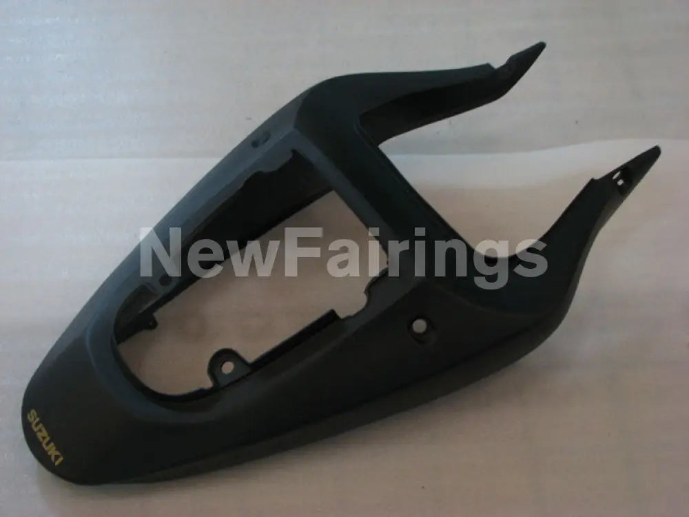 Matte Black with Golden Decals Factory Style - GSX-R600 01-03 Fairing Kit