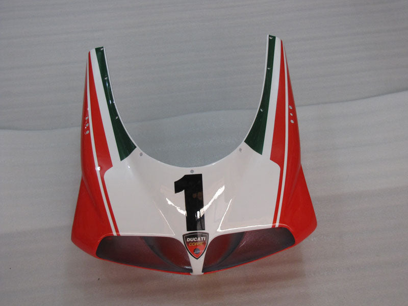 Number 1 Red and White Shell - Ducati 748/916/996/998 96-02