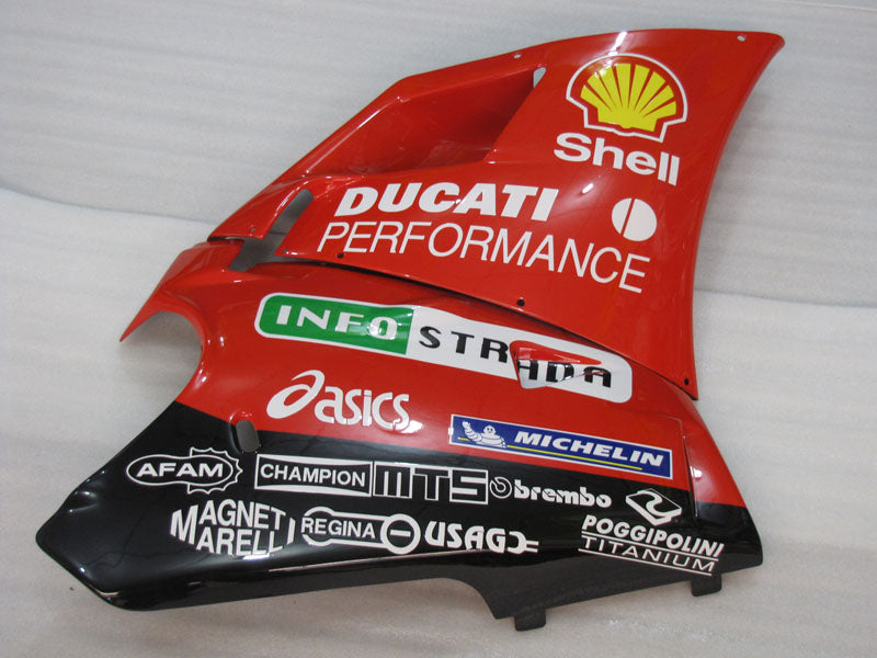 Number 1 Red and White Shell - Ducati 748/916/996/998 96-02