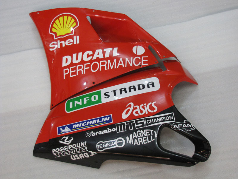 Number 1 Red and White Shell - Ducati 748/916/996/998 96-02