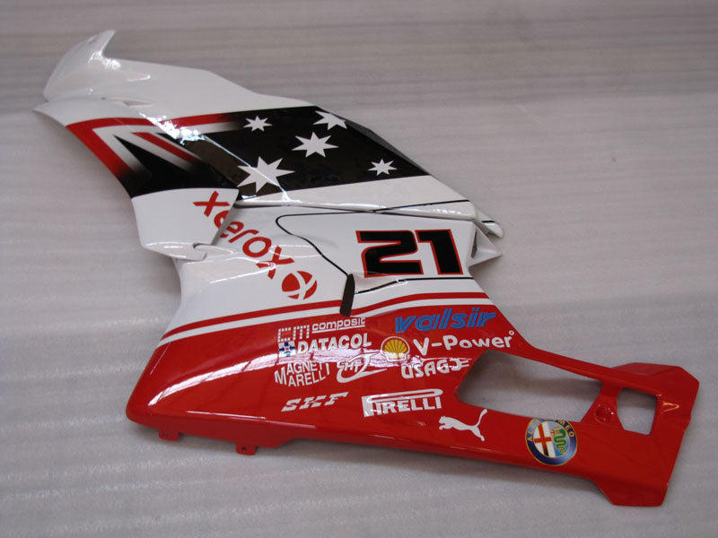 Number 21 Red and White Xerox - Ducati 749/999 03-04