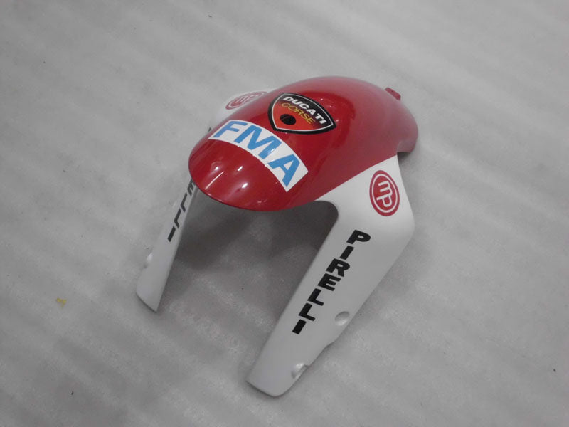 Number 7 Red and White Batterie - Ducati 1098 07-11 Fairing