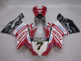 Number 7 Red and White Black TIM - Ducati 1199 Panigale