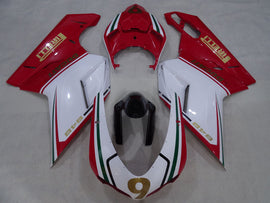 Number 9 Red and White Black PIRELLI - Ducati 848 07-11